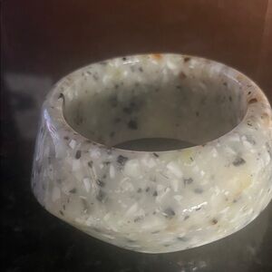 Chunky Speckled Bangle Bracelet